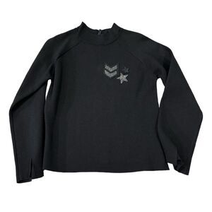 Stradivarius Sweater Black Knit Women's Medium
